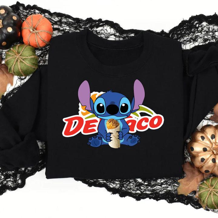 Stitch mashup Del Taco t-shirt