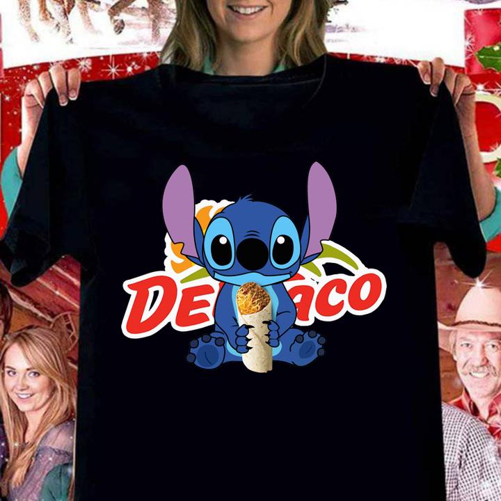 Stitch mashup Del Taco t-shirt