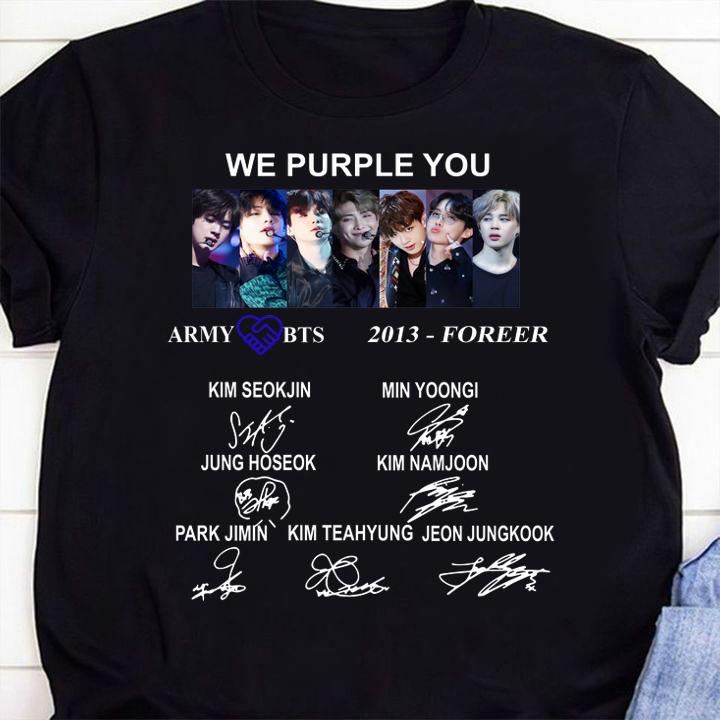 We Purpel You BTS t-shirt 1
