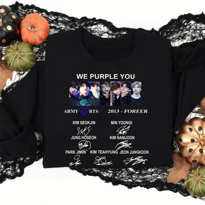 We Purpel You BTS t-shirt