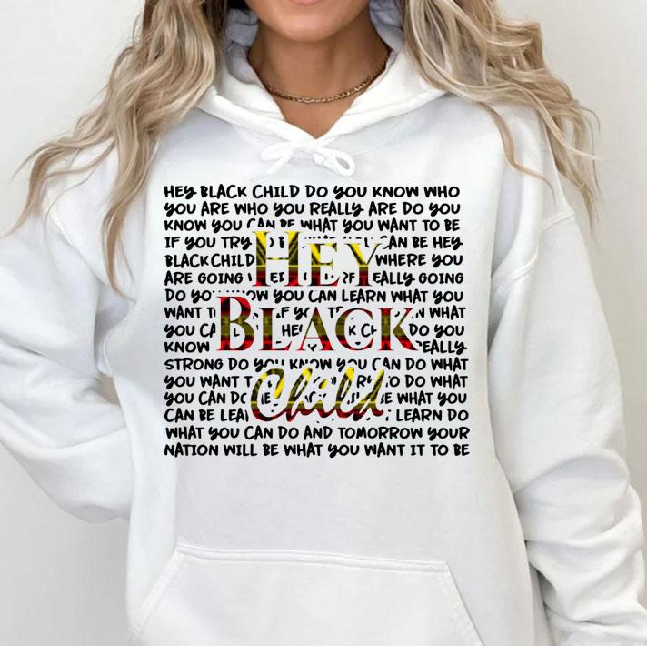 Hey black child t-shirt