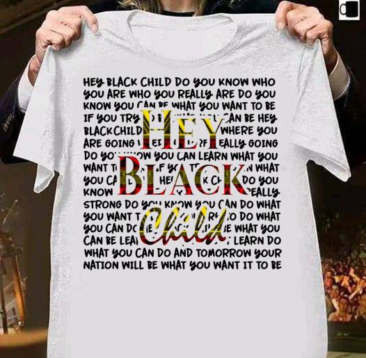 Hey black child t-shirt 7