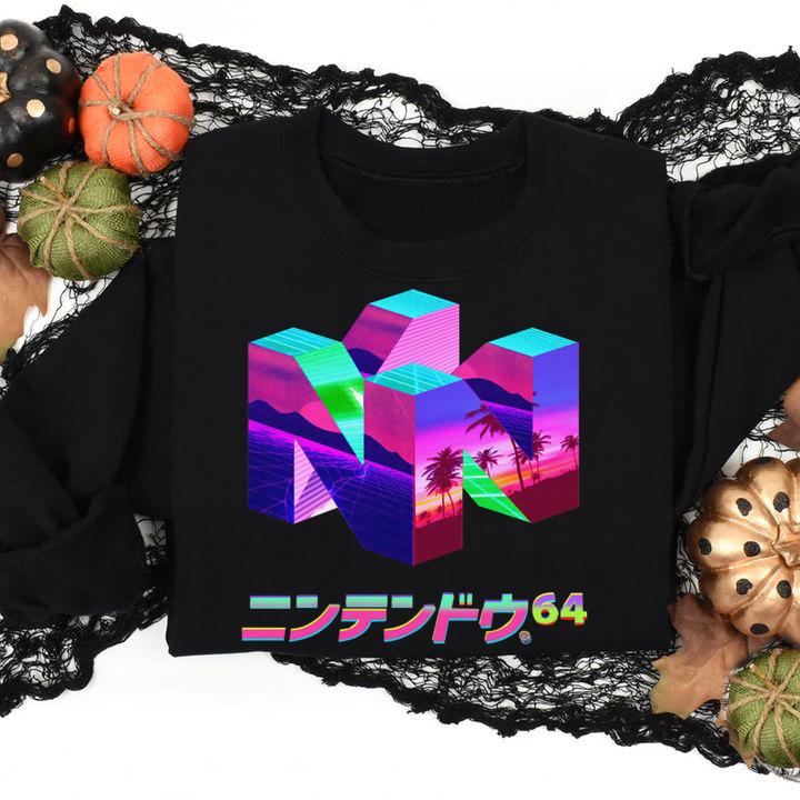 Nintendo 64 Vaporwave t-shirt