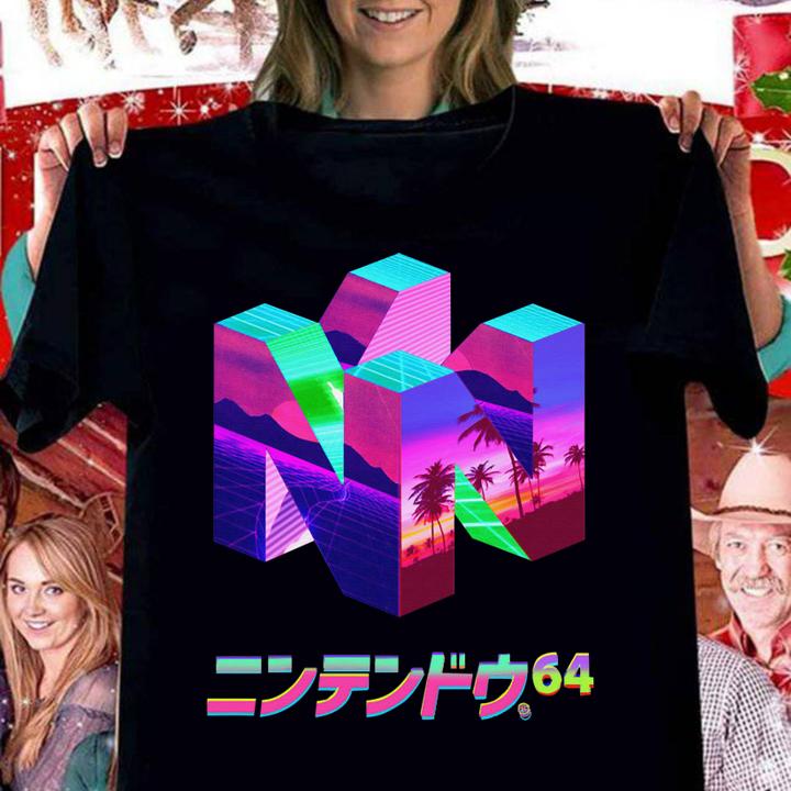Nintendo 64 Vaporwave t-shirt