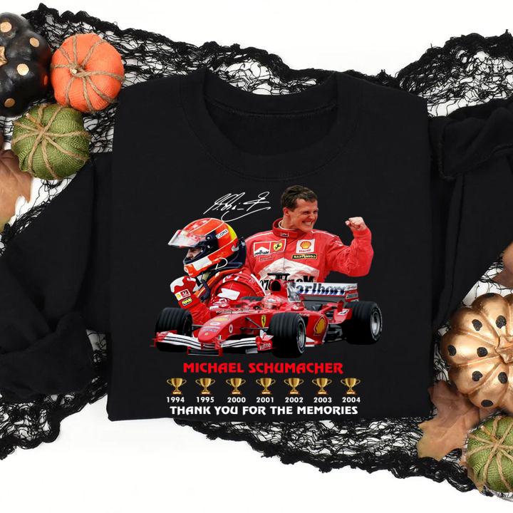 Thank you for the memories Michael Schumacher-Recovered t-shirt