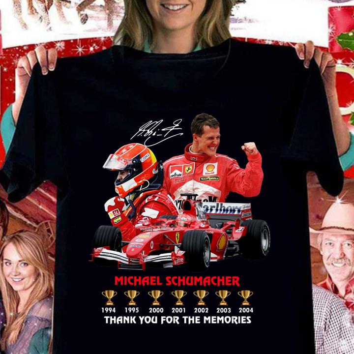 Thank you for the memories Michael Schumacher-Recovered t-shirt