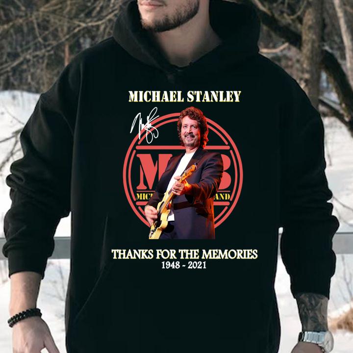 Michael Stanley 1948-2021 signature thanks for the memories t-shirt