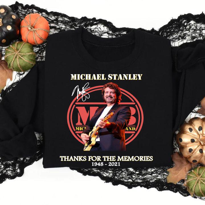 Michael Stanley 1948-2021 signature thanks for the memories t-shirt
