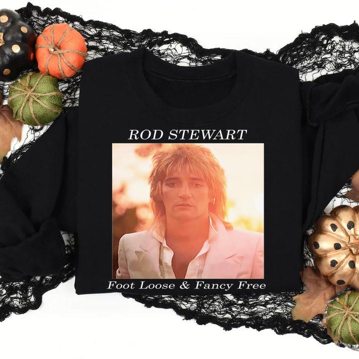 Rod Stewart Foot Loose And Fancy Free t-shirt