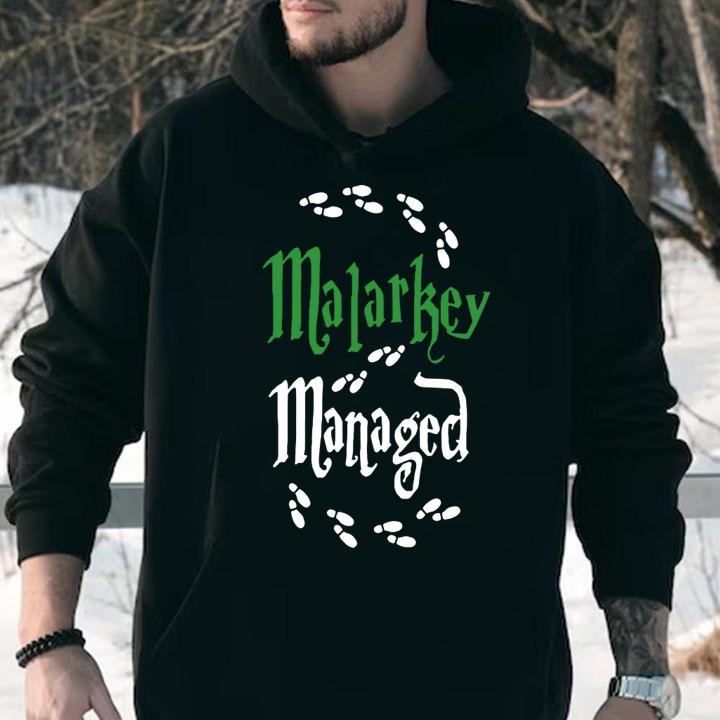 Solemnly Swear Im Shenanigans Malarkey Managed Backside t-shirt