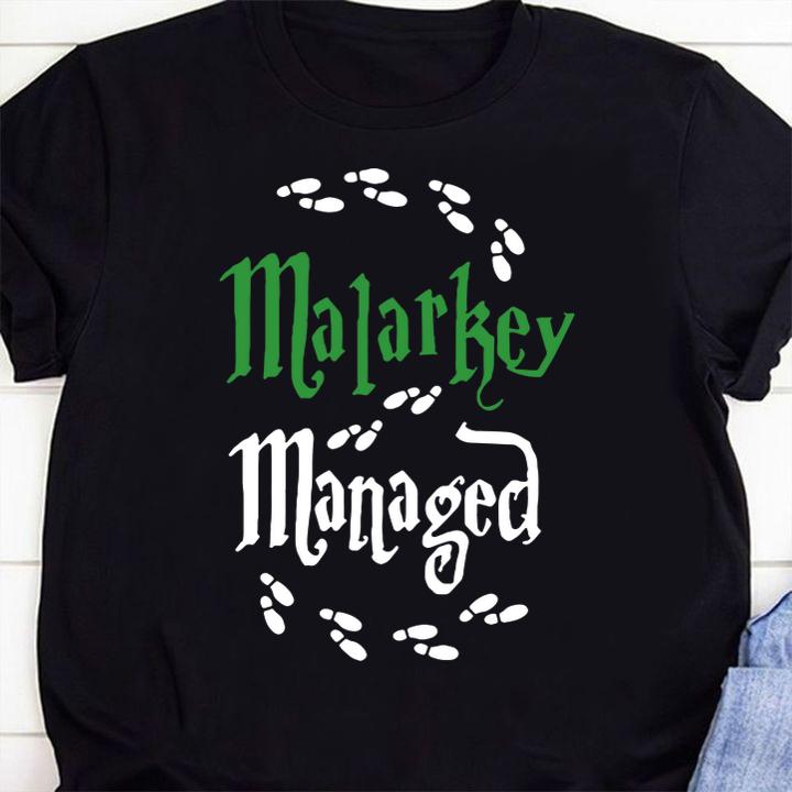Solemnly Swear Im Shenanigans Malarkey Managed Backside t-shirt 3