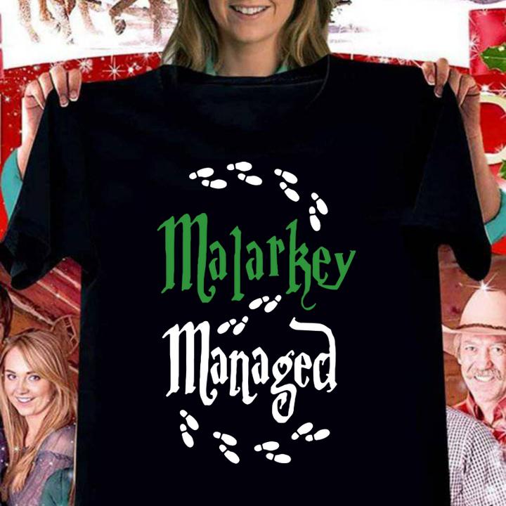 Solemnly Swear Im Shenanigans Malarkey Managed Backside t-shirt