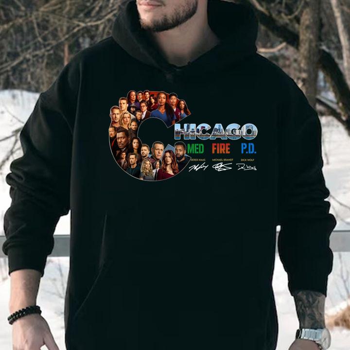 Chicago Fire TV series signatures t-shirt