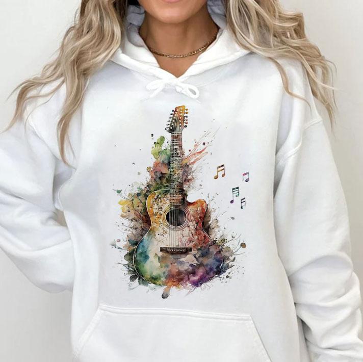 Guitar Colors Music Note t-shirt