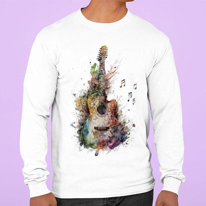 Guitar Colors Music Note t-shirt