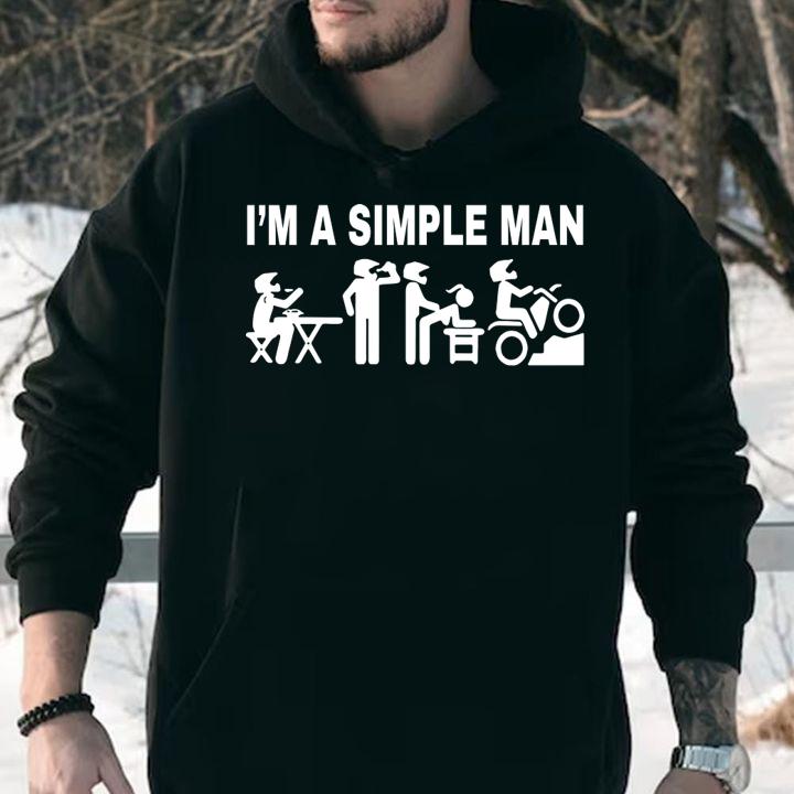 Im A Simple Man Motocross t-shirt