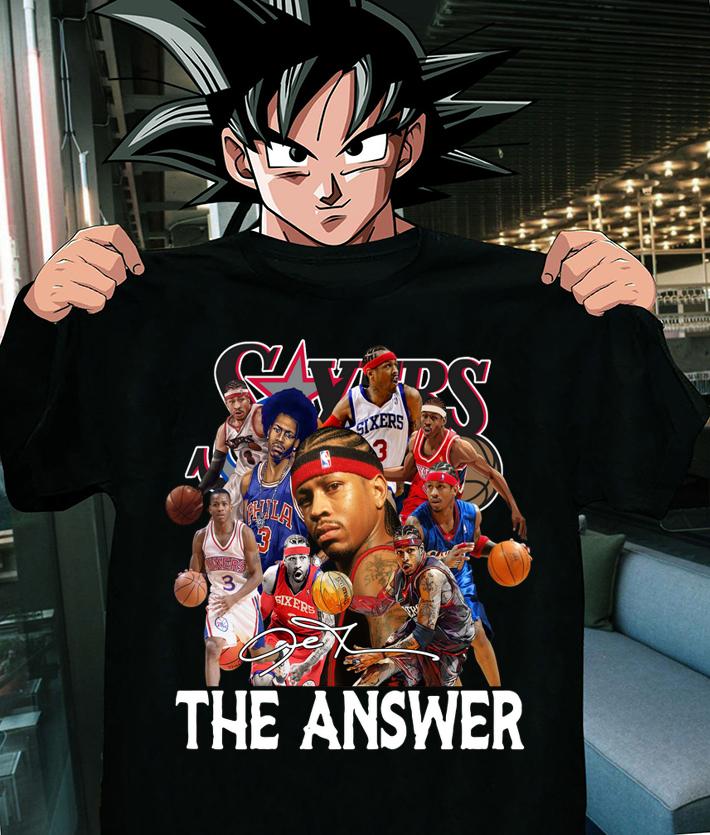 The Answer Allen Iverson Basketball Player Signature 12 t-shirt