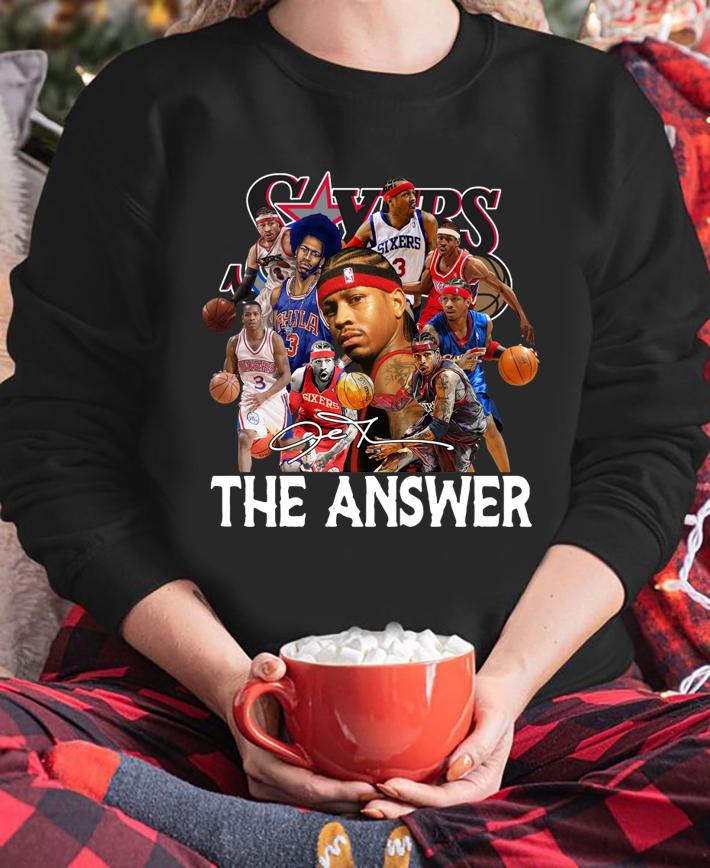 The Answer Allen Iverson Basketball Player Signature 12 t-shirt