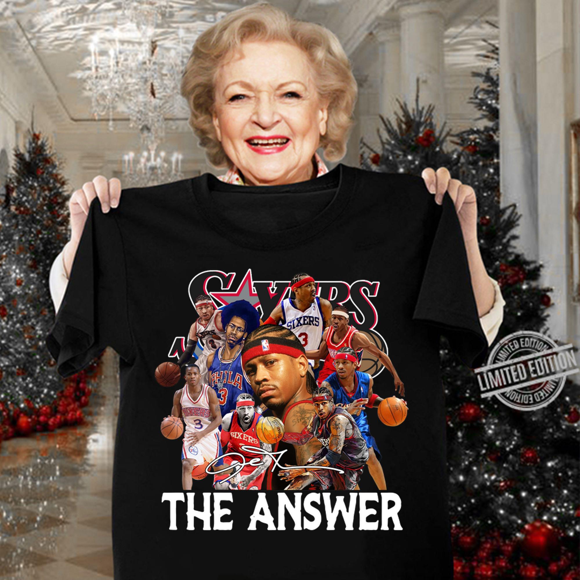 The Answer Allen Iverson Basketball Player Signature 12 t-shirt