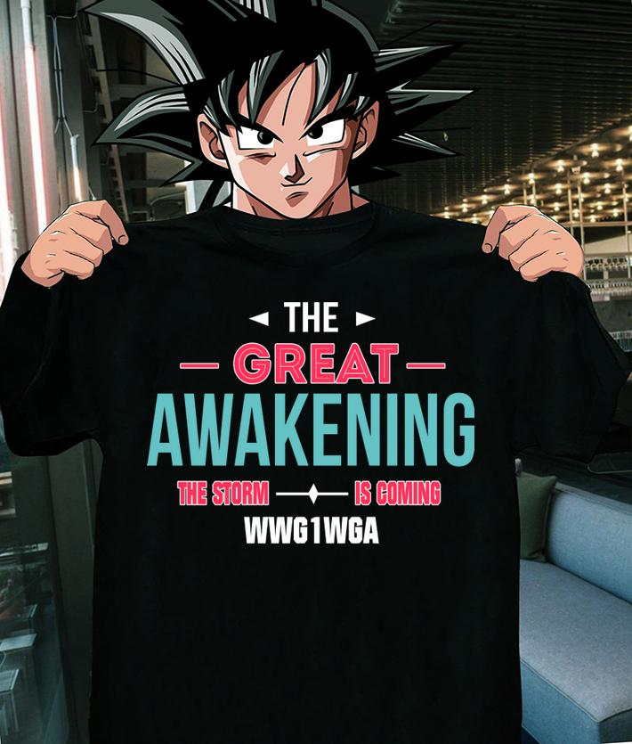 Qanon The Great Awakening T Shirt Wwg1wga Storm Is Coming t-shirt