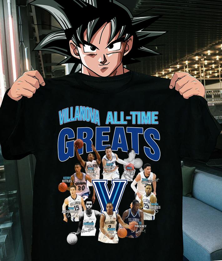 Villanova Wildcats All Time Great Signatures t-shirt