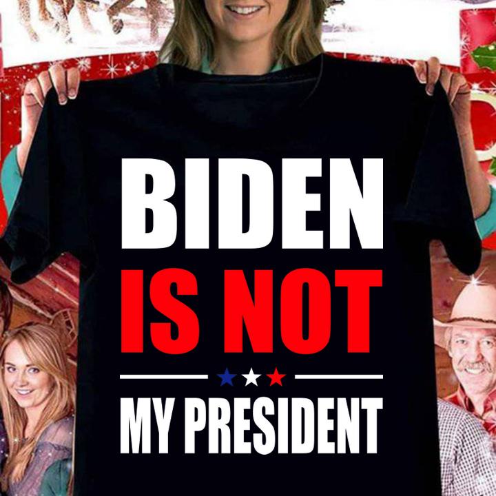Joe Biden Is Not My President Stars 2020 t-shirt