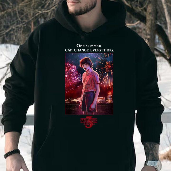 Mike Wheeler One Summer Can Change Everything Stranger Things 3 t-shirt
