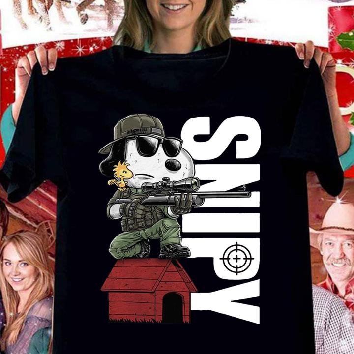 Snoopy and Woodstock Snipers Snipy t-shirt