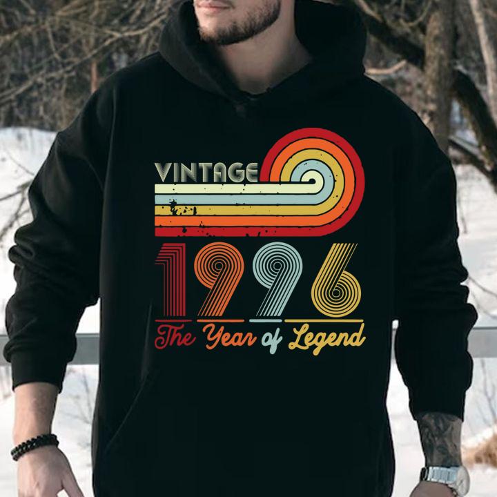 Vintage 1996 The Year of Legend 25 Years Old 25th Birthday t-shirt