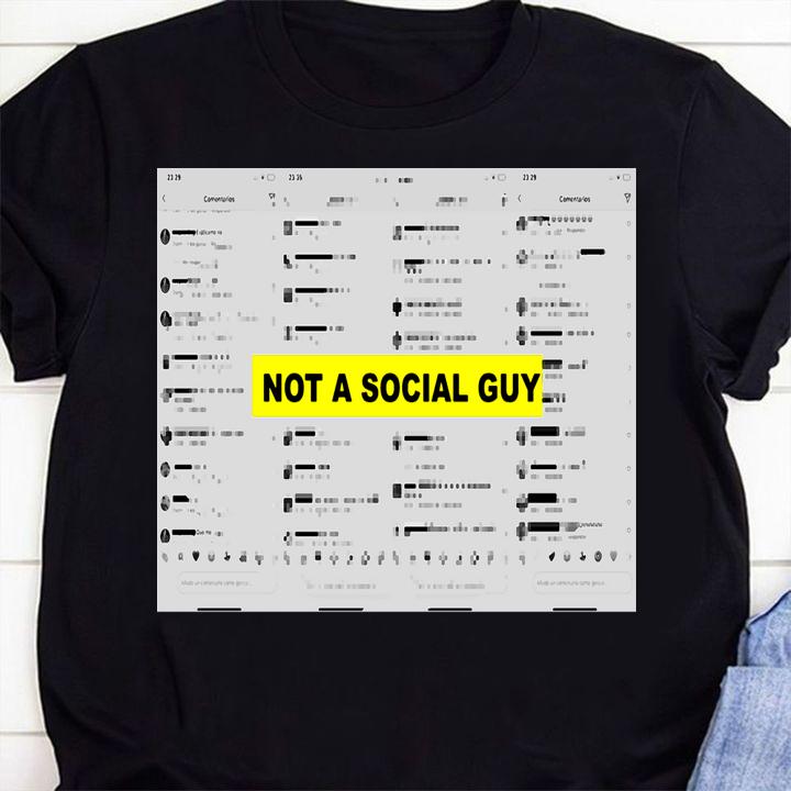 Not A Social Guy t-shirt 1 Clothing, Marvelcomicsteeshirt News