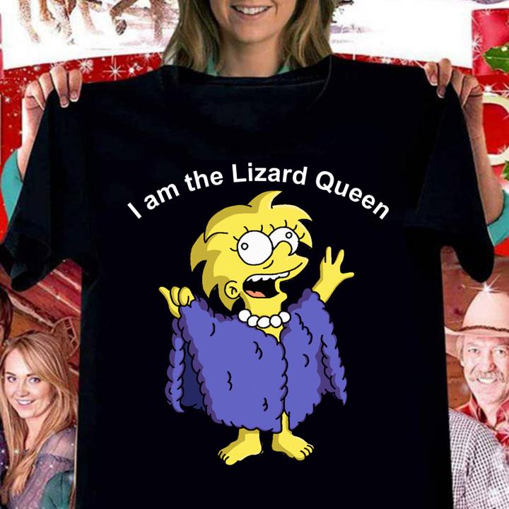 Premium The Simpsons I am the Lizard Queen t-shirt