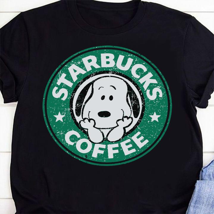 funny snoopy starbucks coffee shirt - Funny Snoopy Starbucks Coffee t-shirt