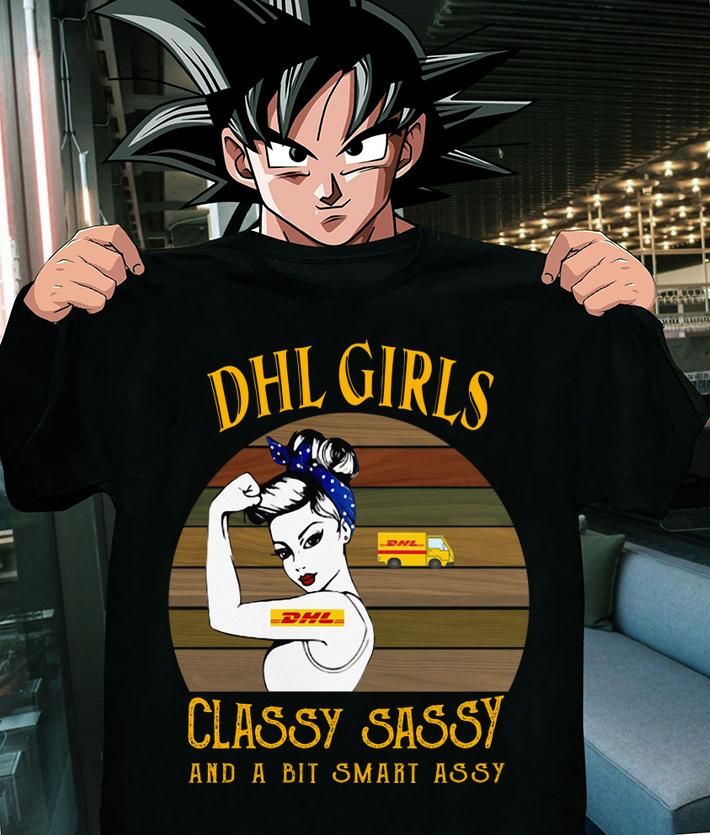 DHL girls classy sassy and a bit smart assy vintage t-shirt
