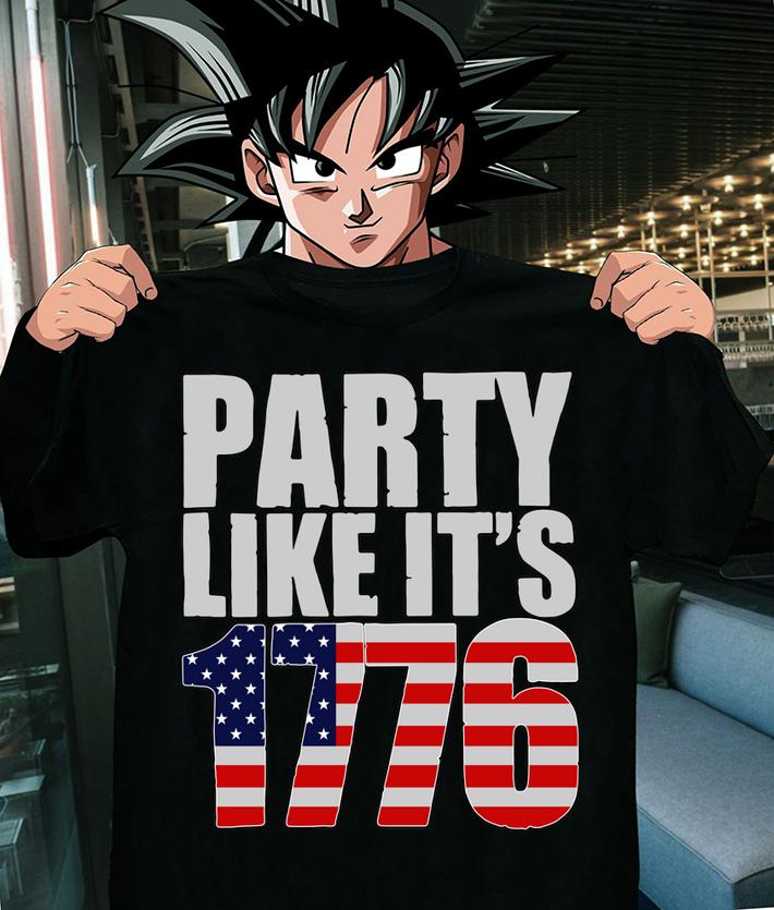 Party Like It's 1776 American Flag t-shirt