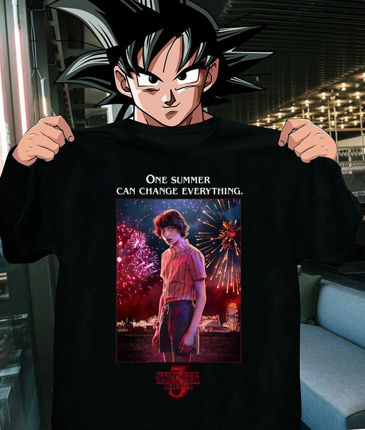 Mike Wheeler One Summer Can Change Everything Stranger Things 3 t-shirt