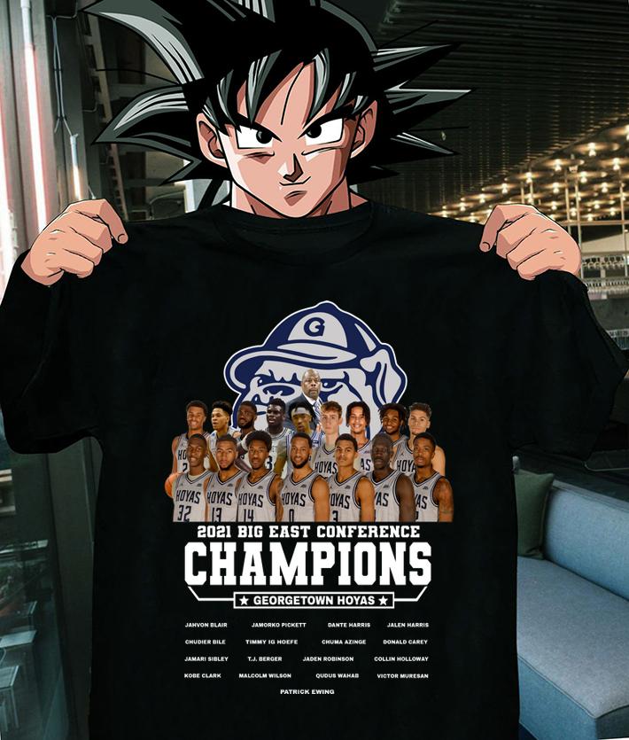 Georgetown Hoyas 2021 Big East Conference Champions t-shirt