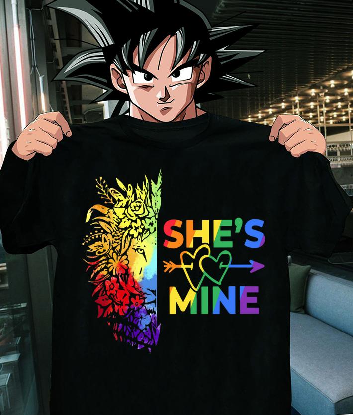 Lgbt Lion Shes Mine t-shirt