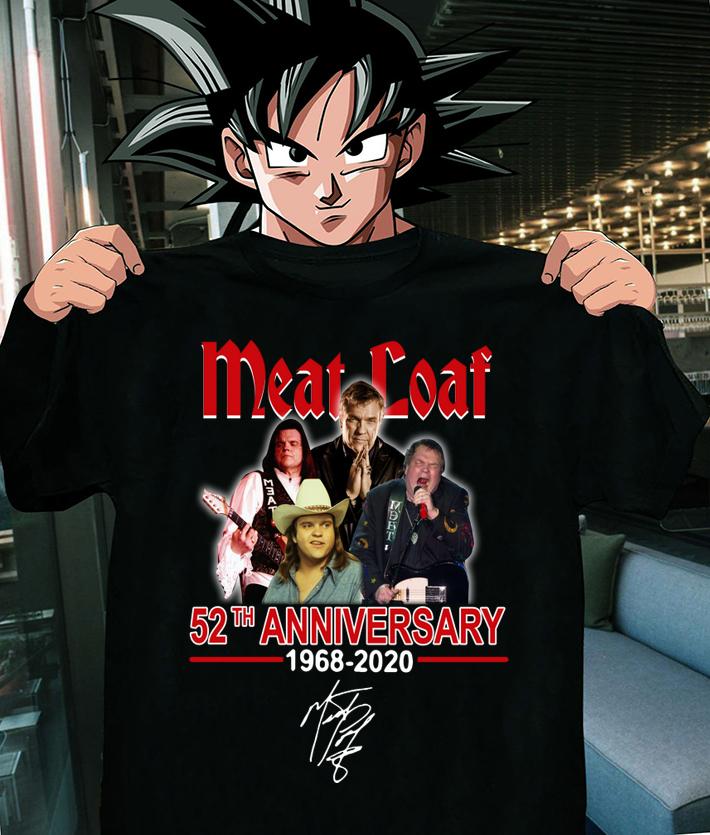 Meat Loaf 52th Anniversary 1968 - 2020 Signature t-shirt