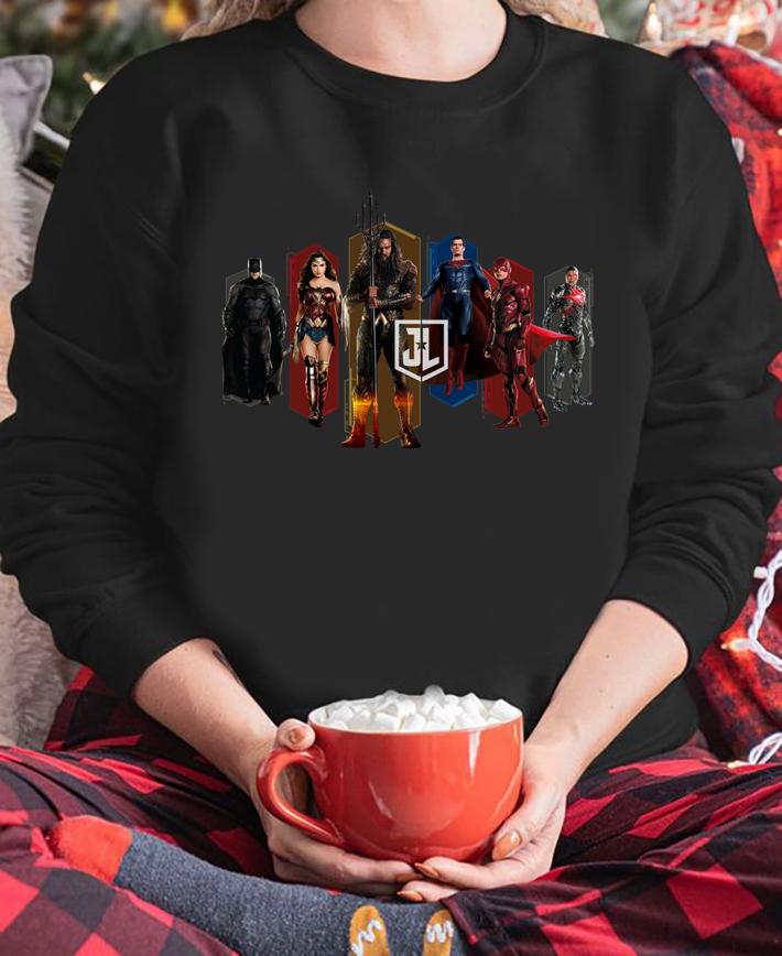 Justice League Movie Team Hexagons t-shirt sweatshirt