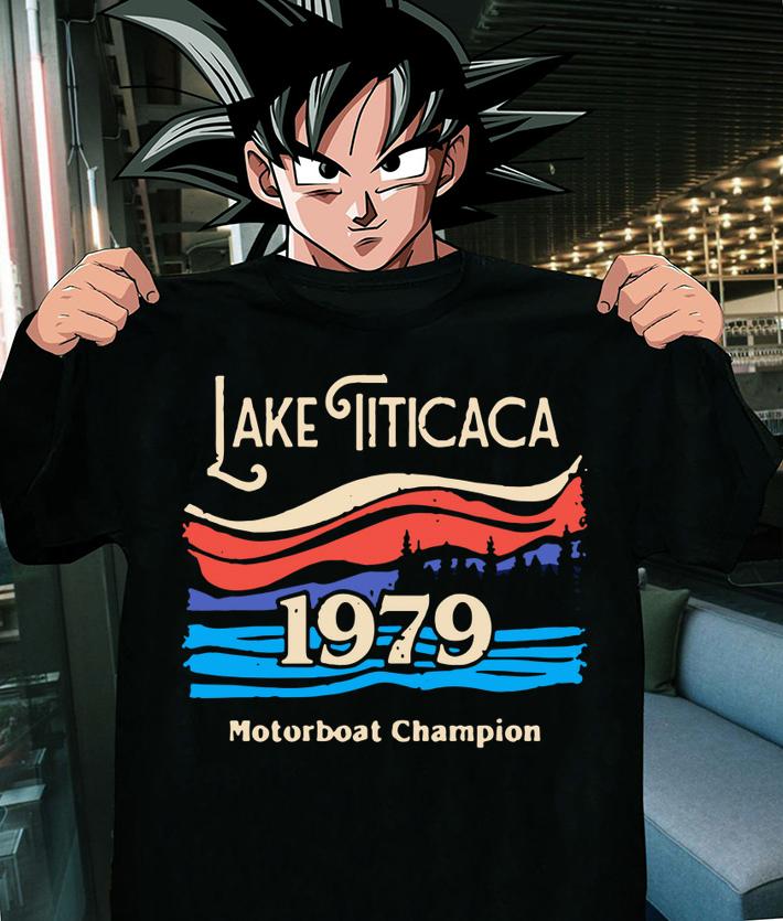 Lake Titicaca 1979 Motorboat Champion t-shirt