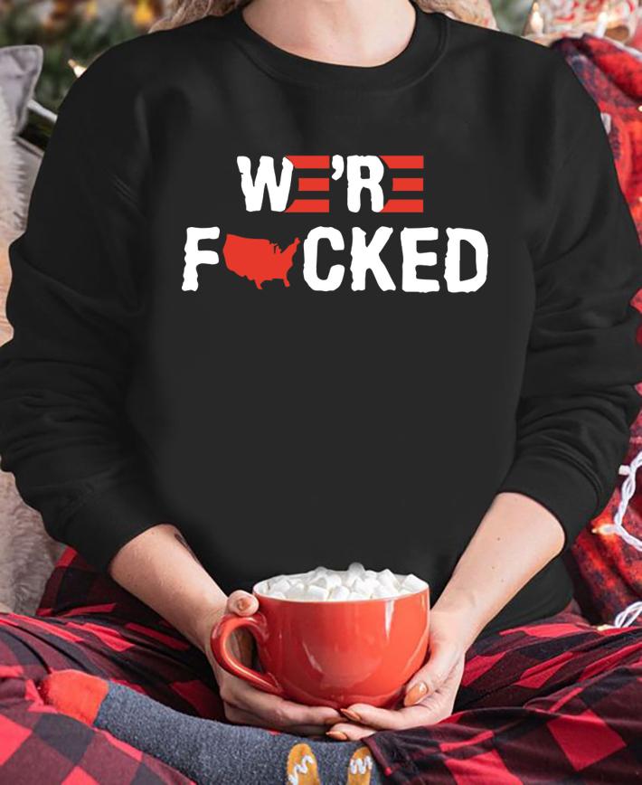 Were Fucked American Map t-shirt