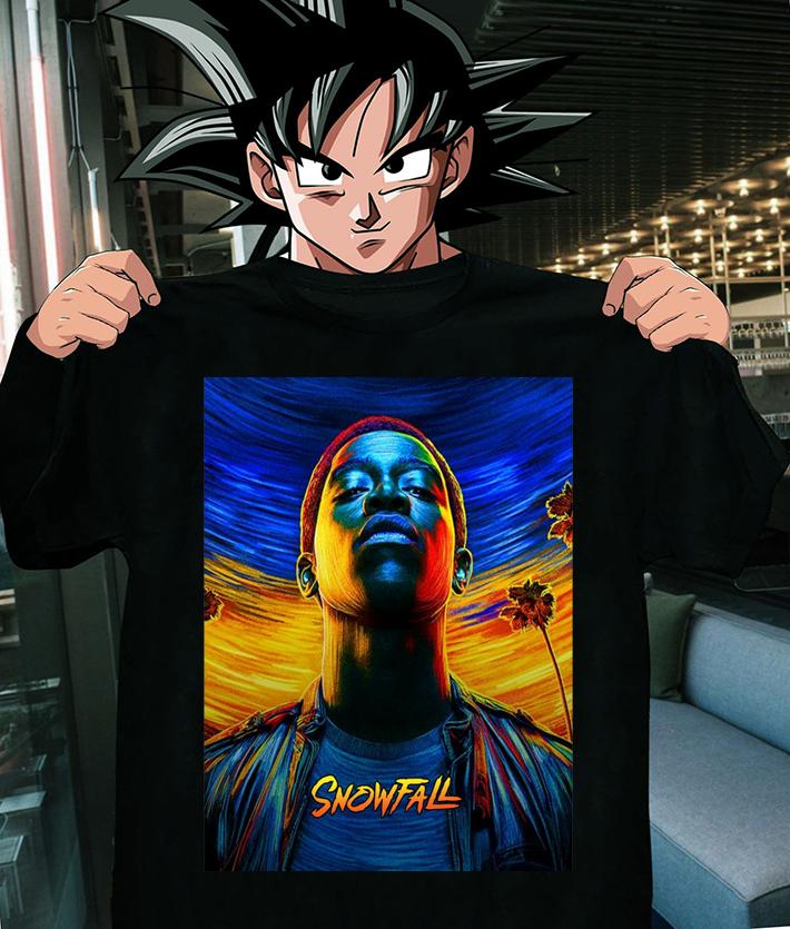 Snowfall art poster t-shirt