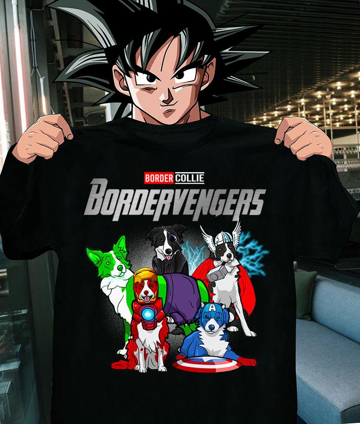 Bordervengers Border Collie And Avengers Dog Lover Marvel Dog t-shirt
