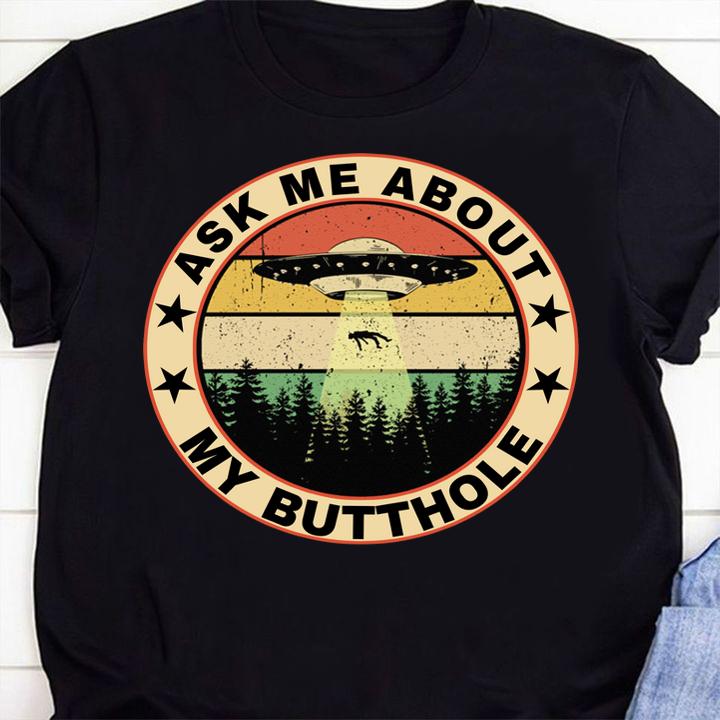 Area 51 Ask Me About My Butthole Vintage t-shirt 57 MOTHERDAYSHIRTS NEWS