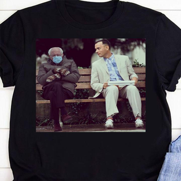 Forrest Gump Bernie Sanders Like Is Like A Box Of Mittens Meme t-shirt 59 MOTHERDAYSHIRTS NEWS