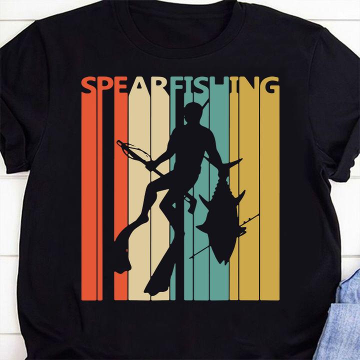 Spearfishing Vintage t-shirt 64 MOTHERDAYSHIRTS NEWS