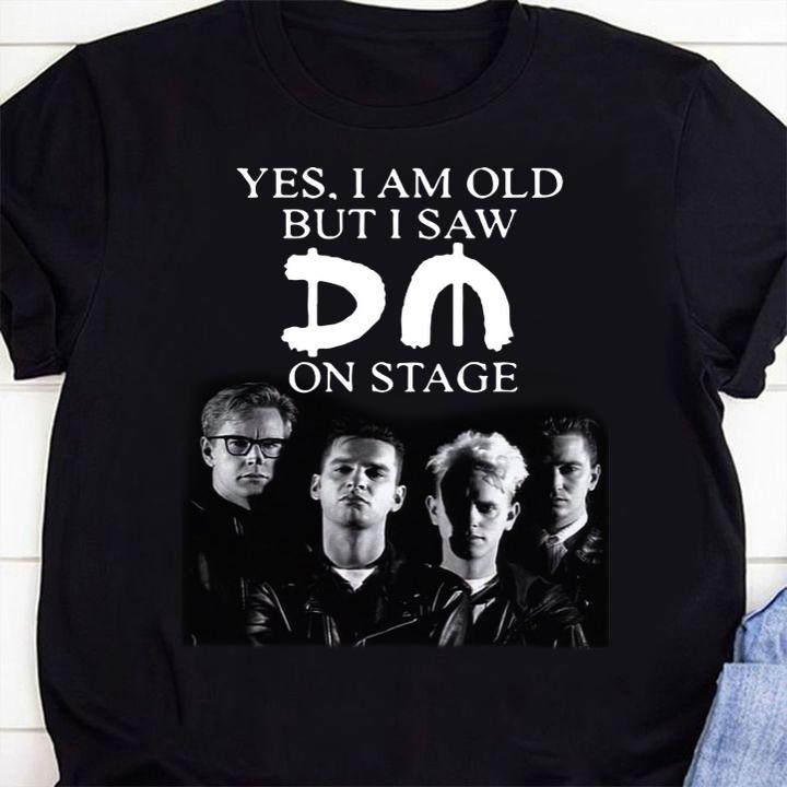 Yes i am old but i saw Depeche Mode Logo on stage t-shirt 66 MOTHERDAYSHIRTS NEWS