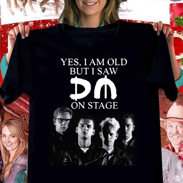 Yes i am old but i saw Depeche Mode Logo on stage t-shirt