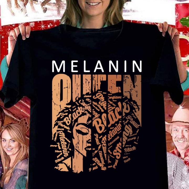 Black Woman Melanin Queen Juneteeth t-shirt