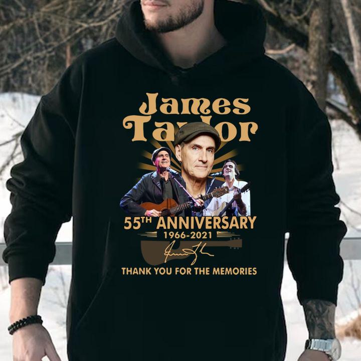 James Taylor 55th Anniversary 1966 2021 t-shirt